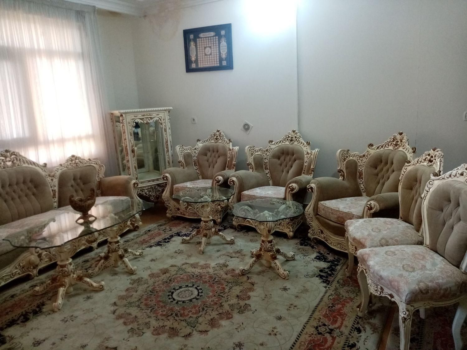مبلمان روکش ترک درحدنووفوق العاده تمیز|مبلمان خانگی و میز عسلی|مشهد, ده دی|دیوار