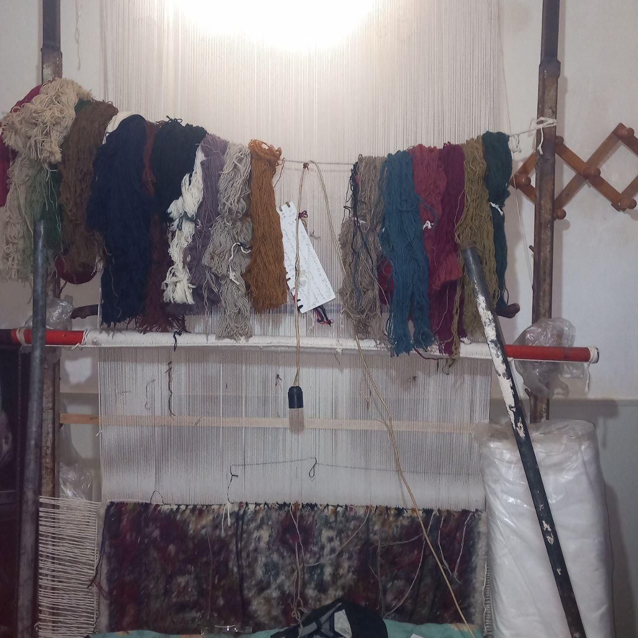 زرنیم نیمه کاره با دستگاهش فروخته میشود|فرش|مراغه, |دیوار
