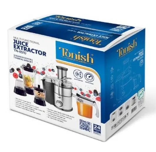 آبمیوه گیری 4کاره حرفه‌ای800W تونیش 8510+ضمانت۲سال|آبمیوه‌گیر و آب‌مرکبات‌گیر|مشهد, هنرستان|دیوار