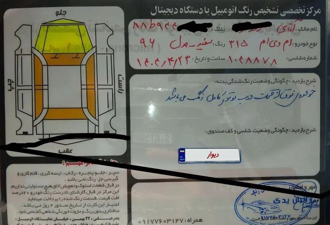 mvn315 اسپرت لاکچری مدل ۹۶|خودرو سواری و وانت|رشت, یخسازی|دیوار
