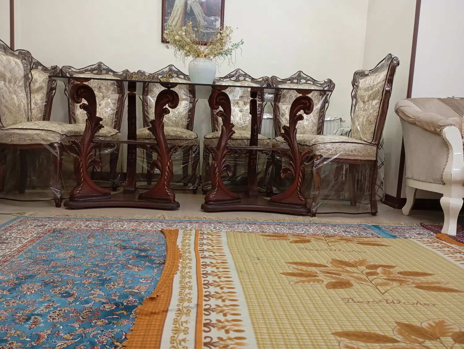 میز ناهارخوری ۶ نفره نفیس|میز و صندلی غذاخوری|تهران, زنجان جنوبی|دیوار