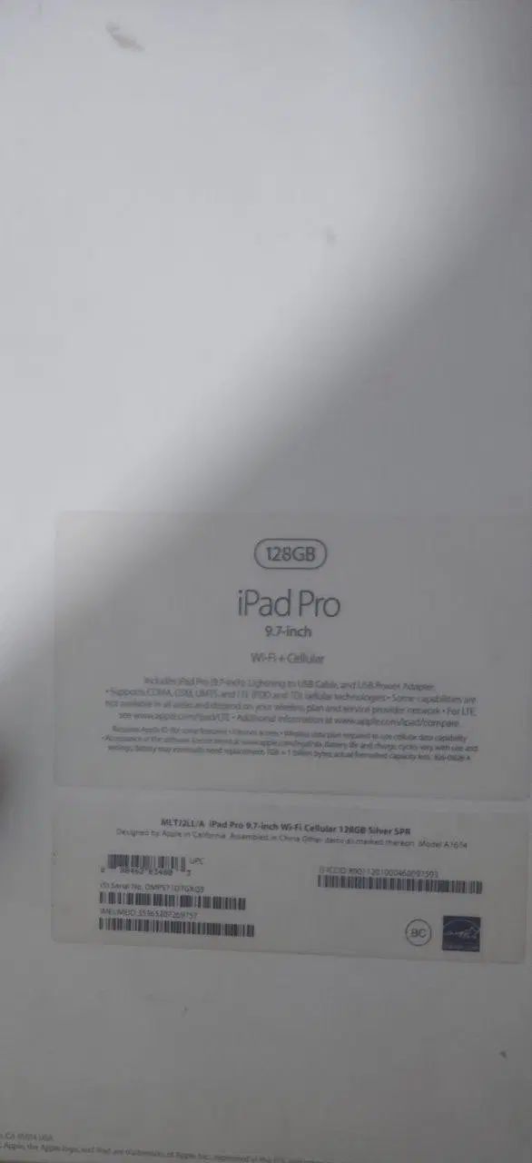 آیپد پرو بسیار تمیز سیم کارت خور 9.7inch + 128Gb|تبلت|مشهد, دانشجو|دیوار