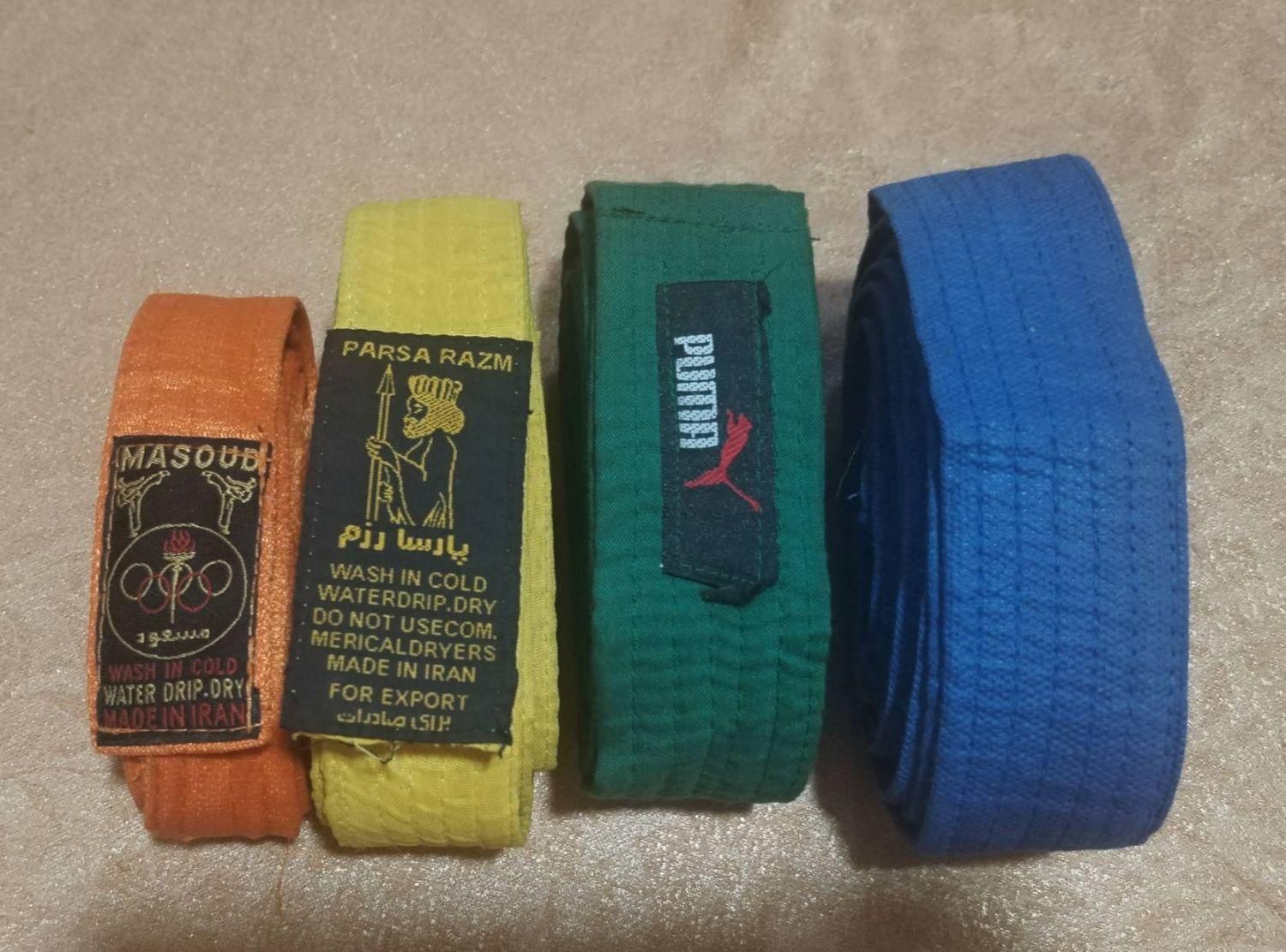 کمربند ورزش های رزمی|کیف، کفش، کمربند|شیراز, کوی آزادگان|دیوار