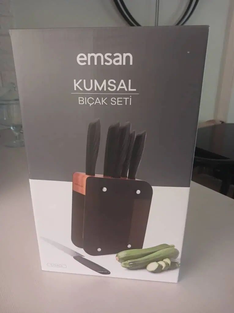 ست چاقو emsan kumsal نو استفاده نشده|ظروف پخت‌وپز|تهران, هروی|دیوار