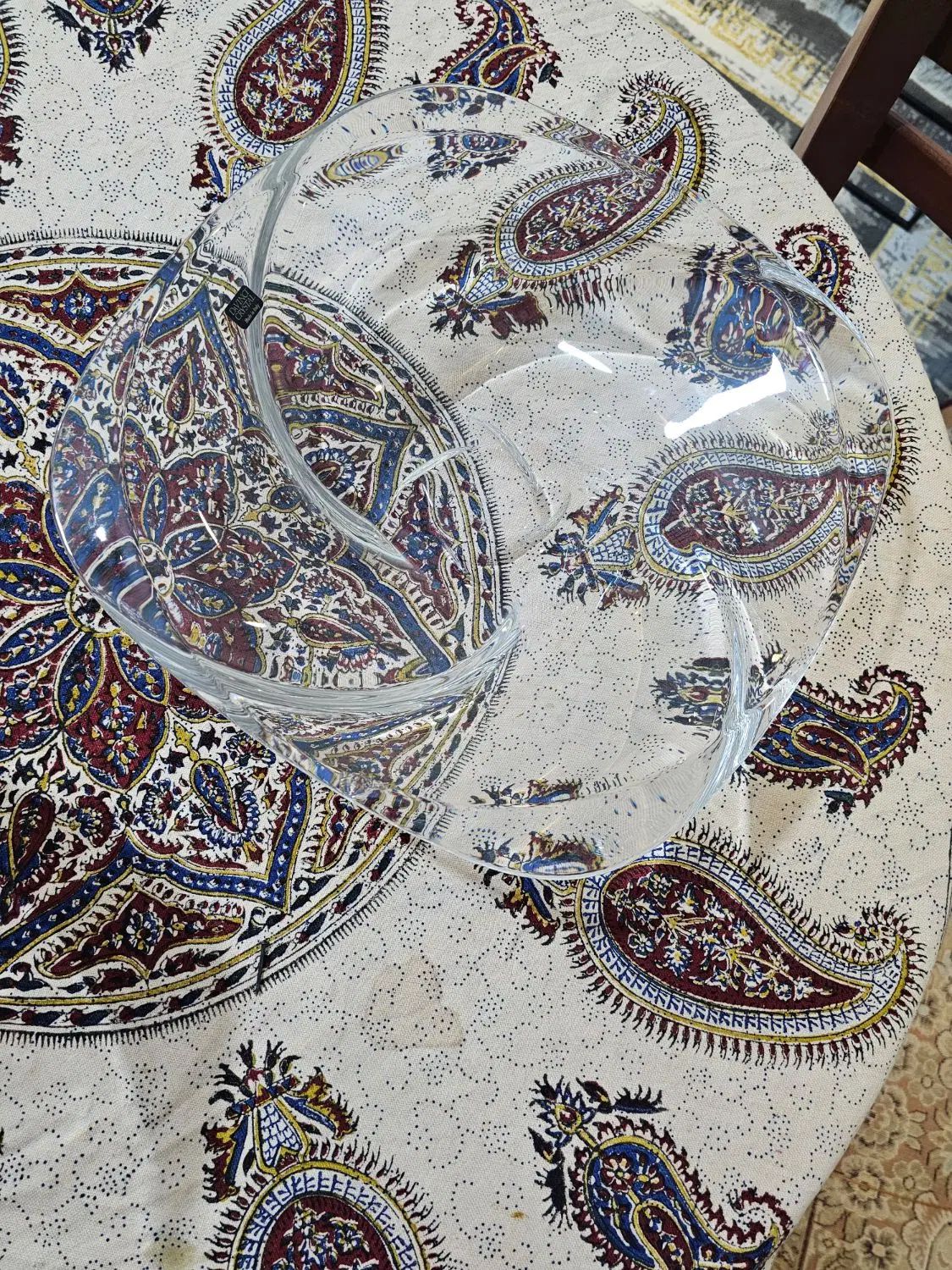 جا میوه ای کریستال با زیریش|ظروف سرو و پذیرایی|تهران, جابری|دیوار