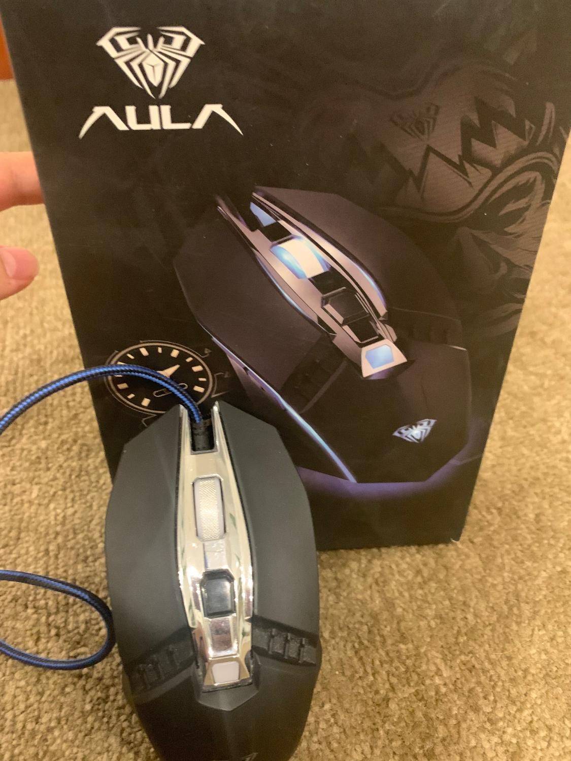 موس گیمینگ مدل آئولا دارای چراغ|قطعات و لوازم جانبی رایانه|نیشابور, کوی فرهنگیان|دیوار