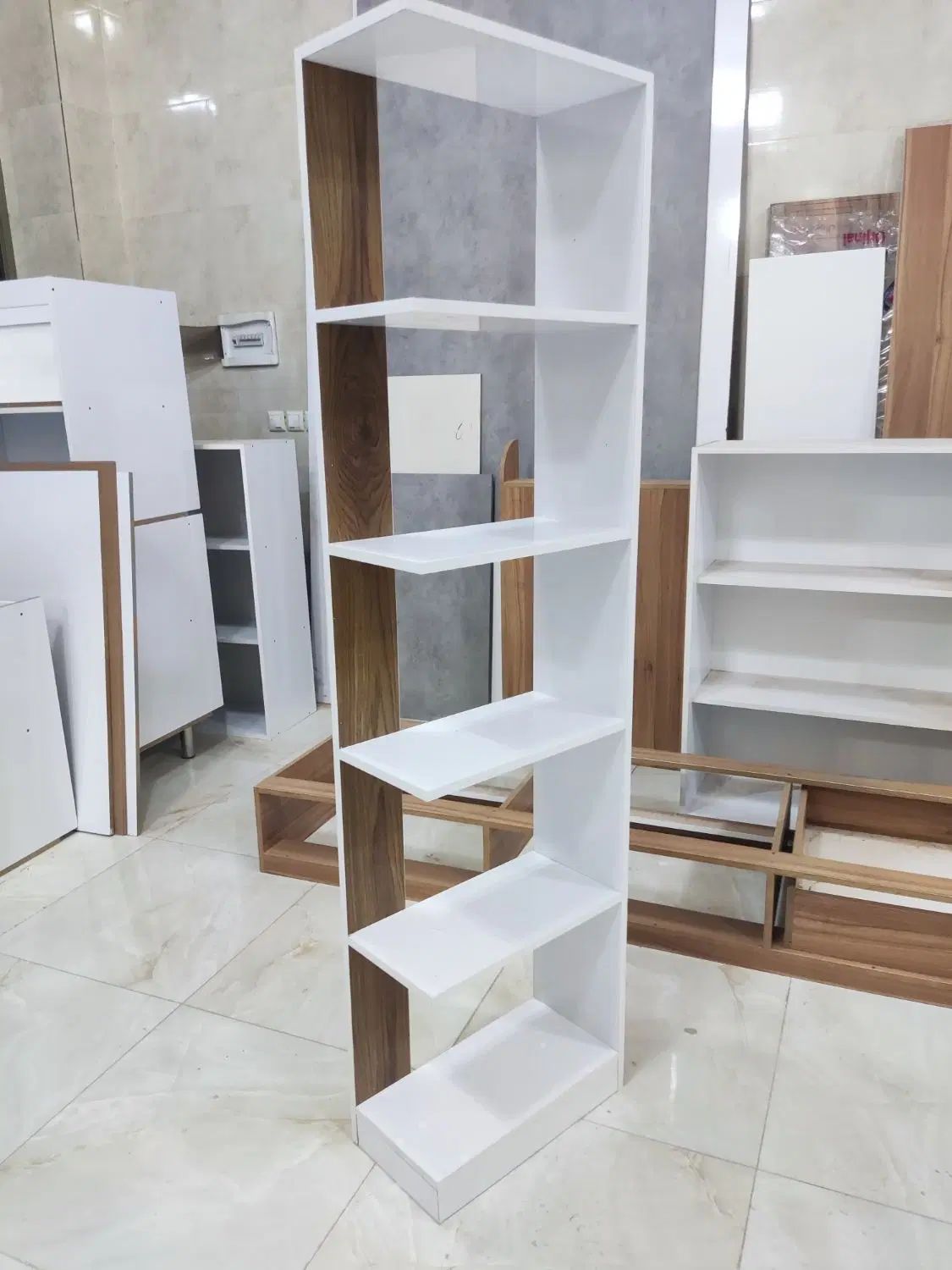 کتابخانه|کتابخانه، شلف، قفسه‌های دیواری|تبریز, |دیوار