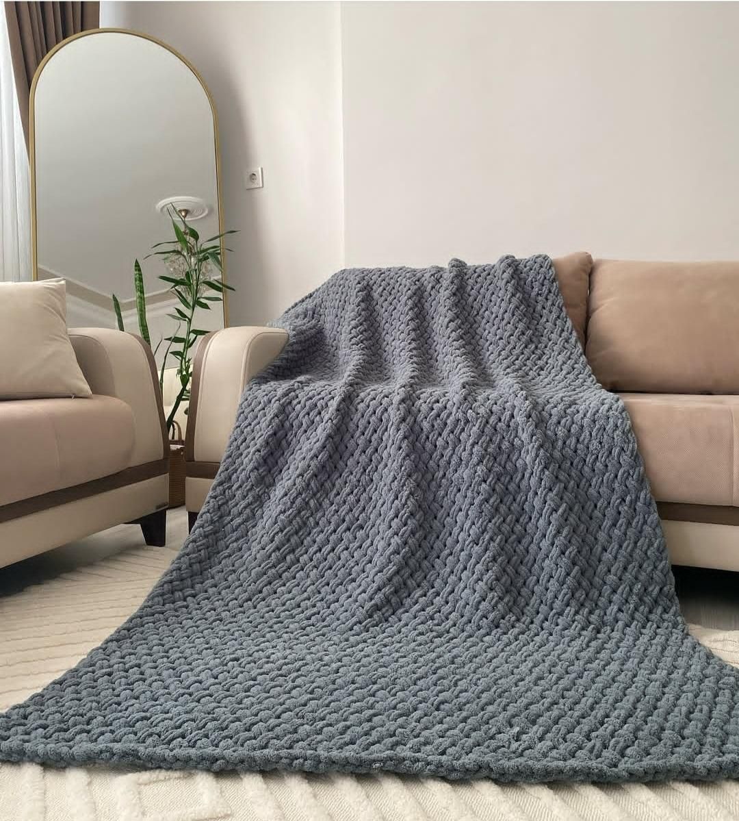 بافت شال مبل و روتختی  و پتو نوزادی و ...|رختخواب، بالش، پتو|رشت, حسین آباد|دیوار