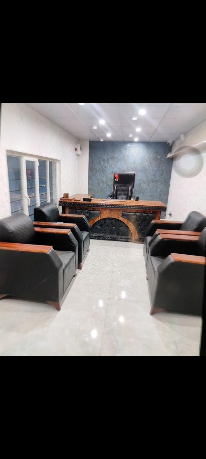 میز مدیریت مدل مبل چرمی دفتر جدید نیمست اداری|دفتر کار|یزد, |دیوار