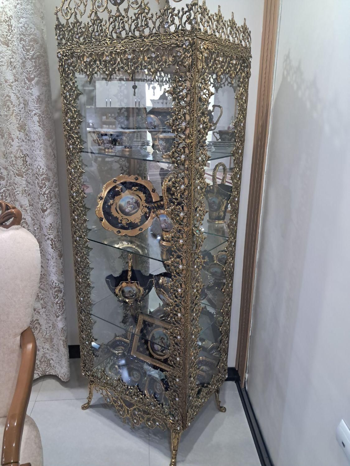 بوفه برنجی|بوفه، ویترین، کنسول|تهران, سلیمانی|دیوار