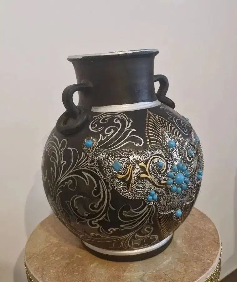 گلدان دکوری صنایع دستی همدان|صنایع دستی و سایر لوازم تزئینی|تهران, سید خندان (جلفا)|دیوار