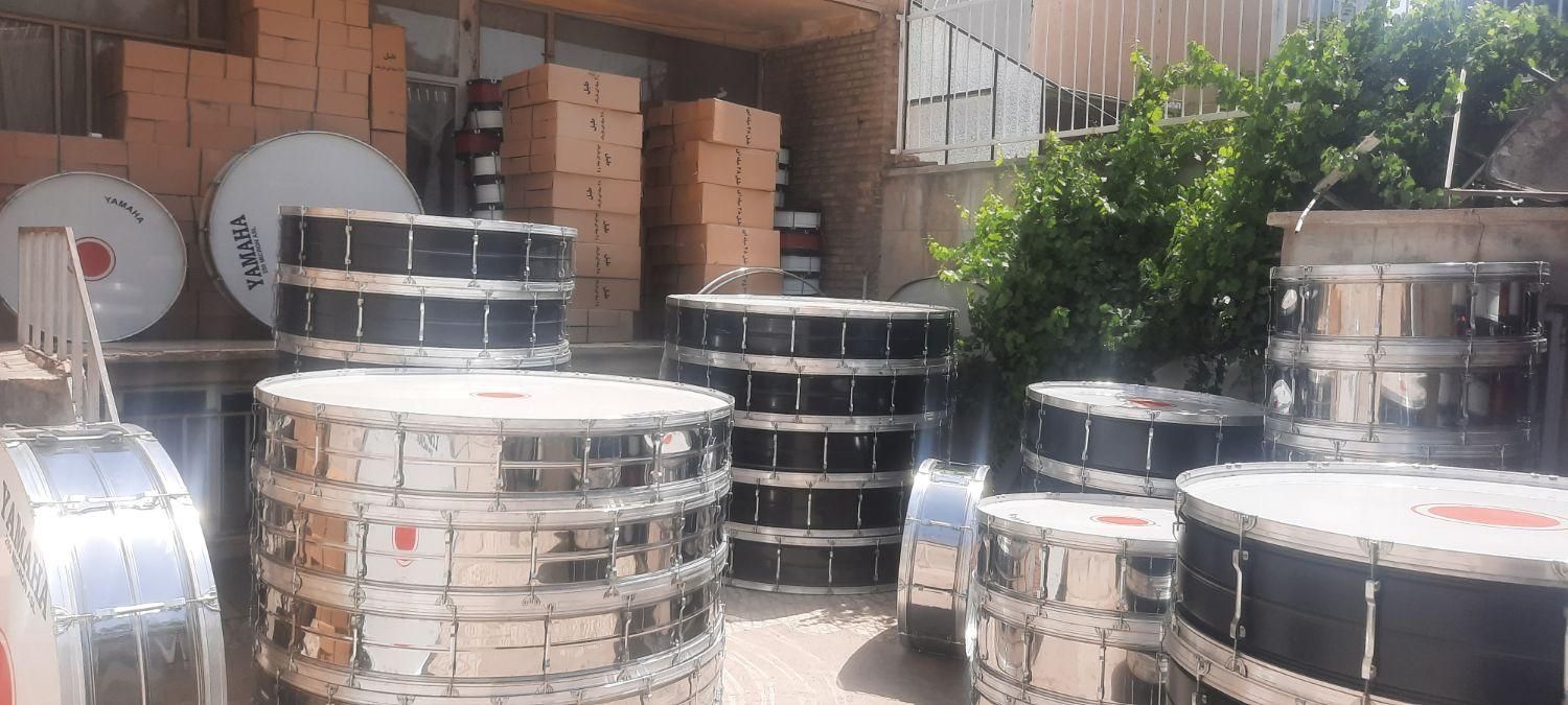 طبل ۱ تا ۲ متر آهنی و استیل|درام و پرکاشن|قزوین, |دیوار