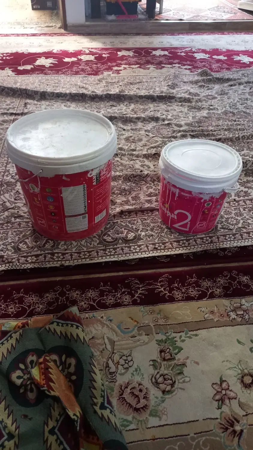 سطل رنگ خالی|ظروف نگهدارنده، پلاستیکی، یک‌بارمصرف|مشهد, امیریه|دیوار