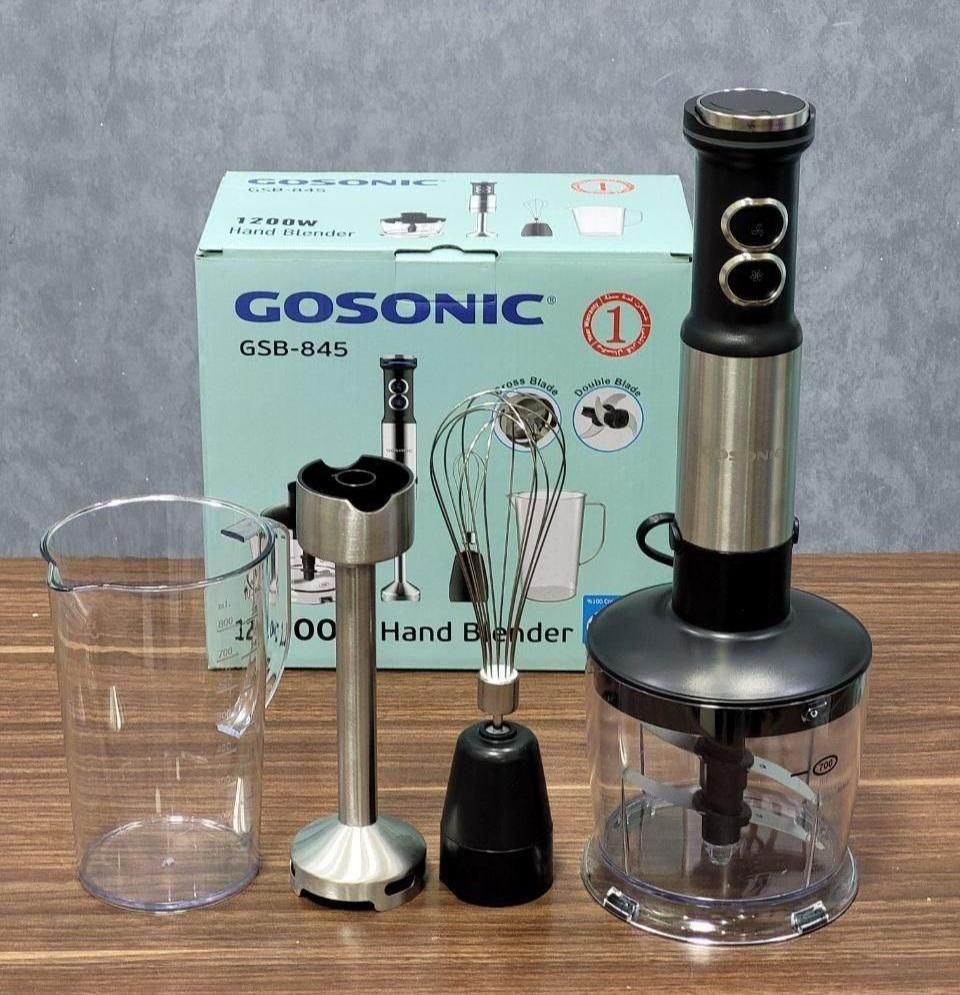 گوشت کوب برقی 3کاره گاسونیک 1200وات 843 خردکن همزن|خردکن، آسیاب، غذاساز|مشهد, طلاب|دیوار