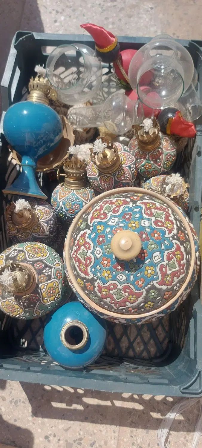 کارهای سفالی خام و زینتی و پلی استر و لعابی|صنایع دستی و سایر لوازم تزئینی|قرچک, زیبا شهر|دیوار
