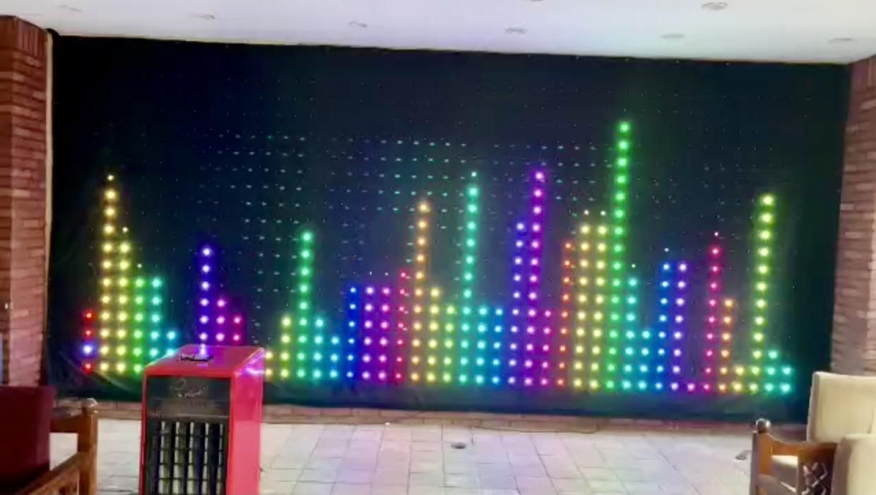 پرده ال ای دی فول کالر رم خور|ریسه و چراغ تزئینی|تهران, تختی|دیوار