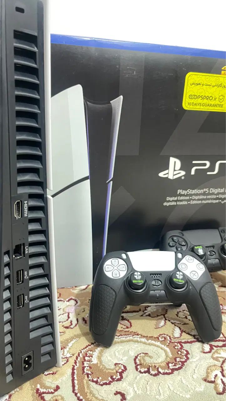 ps5 slimریجن اروپا اخرین نسخه با دو دسته نو نقدی|کنسول، بازی ویدئویی و آنلاین|چالوس, |دیوار