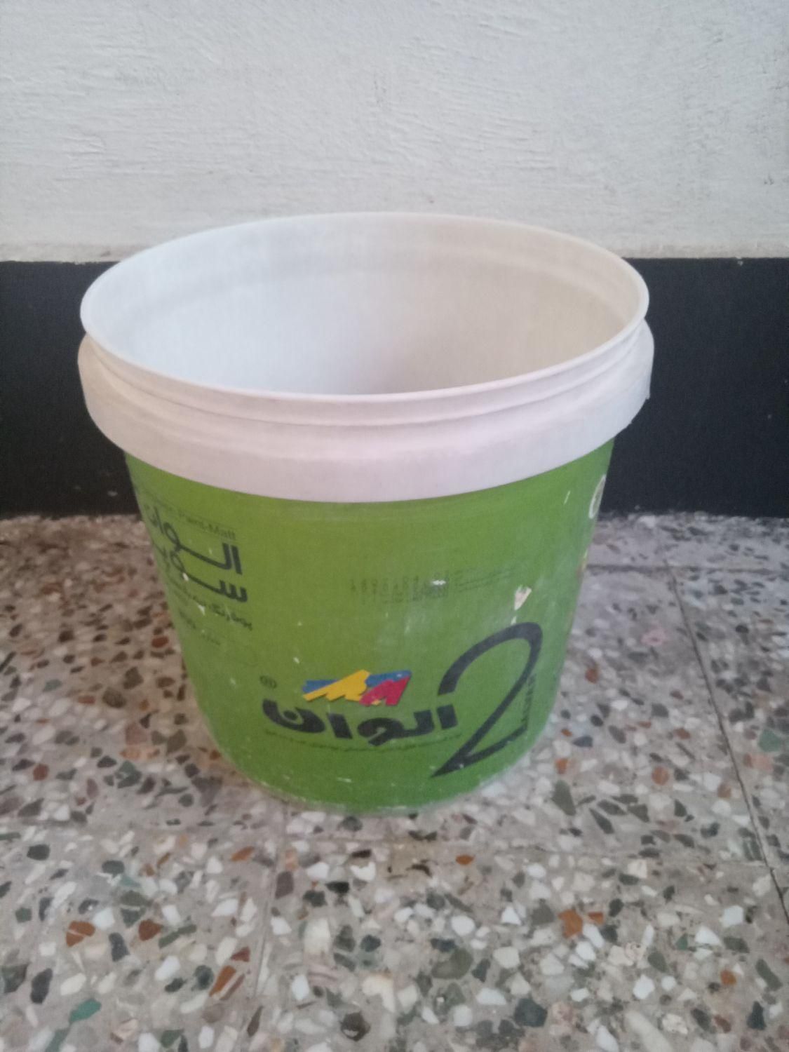 پنج.عدد‌سطل‌۲۰کیلویی‌دسته فلزی‌همراه‌بادرب سالم‌|ظروف نگهدارنده، پلاستیکی، یک‌بارمصرف|اهواز, منبع اب|دیوار
