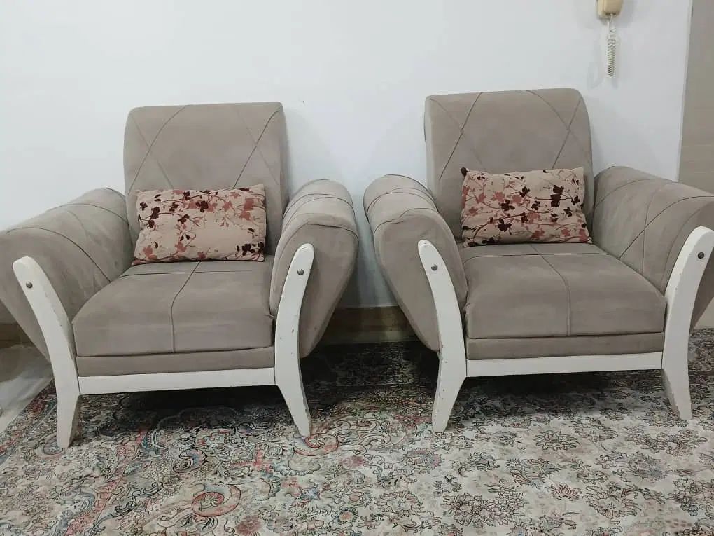 مبل هفت نفره|مبلمان خانگی و میز عسلی|رشت, پل تالشان|دیوار