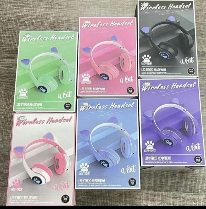 هدفون بلوتوثی گوش گربه ای مدل MZ-023|لوازم جانبی موبایل و تبلت|شیراز, تحویلی|دیوار