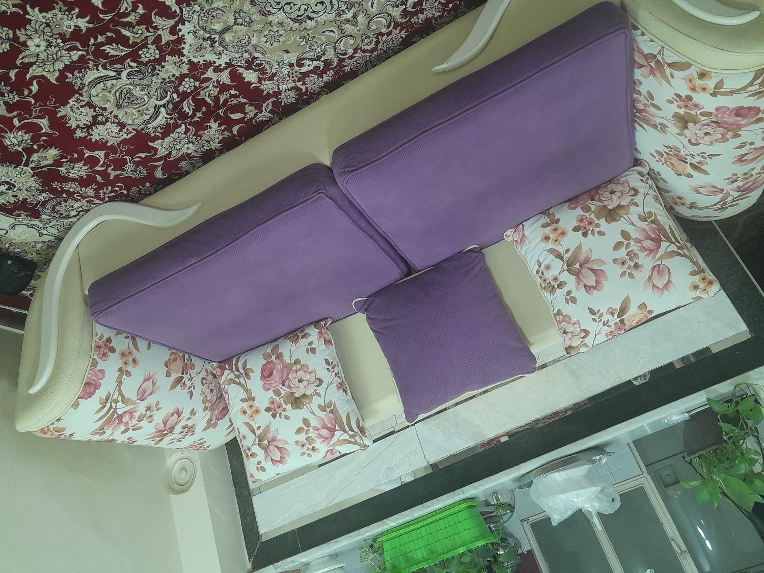 مبل پنج نفره کاملا سالم|مبلمان خانگی و میز عسلی|تهران, شهرک شریعتی|دیوار