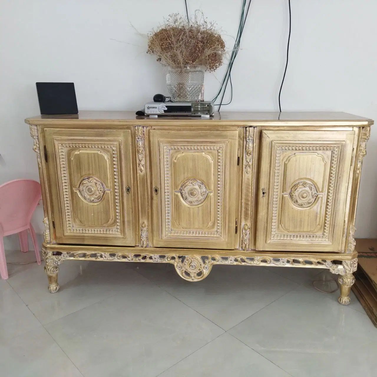 میز نهار خوری تمام چوب و کنسول به علت مهاجرت|میز و صندلی غذاخوری|بندرعباس, |دیوار