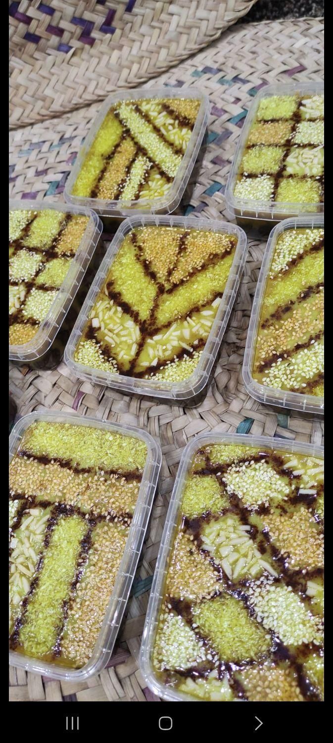 روغن حیوانی گاو .رنگینک درست شده با رطب مغزگردودار|خوردنی و آشامیدنی|بندر دیر, |دیوار