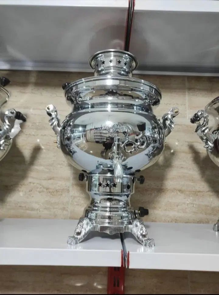 سماوربرنجی ورق ضخیم اصل باگارانتی ۲سال شرکتی|سماور، چای‌ساز، قهوه‌ساز|بروجرد, |دیوار