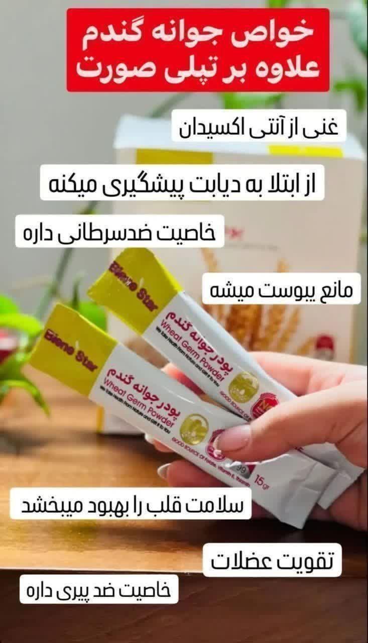 پودر جوانه گندم ارگانیک اصل تپل شو|خوردنی و آشامیدنی|کرج, عظیمیه|دیوار