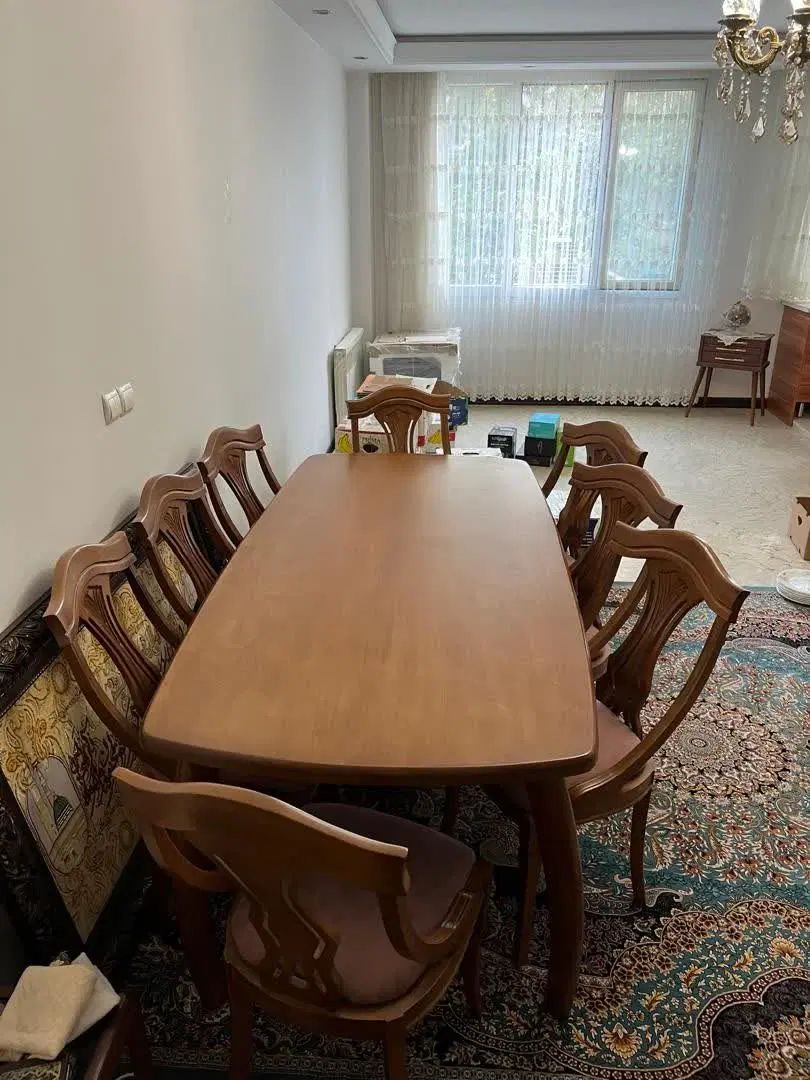 مبل آمریکایی و ناهار خوری ۸ نفره مدل گیتاری|مبلمان خانگی و میز عسلی|رباط‌کریم, وهن آباد|دیوار