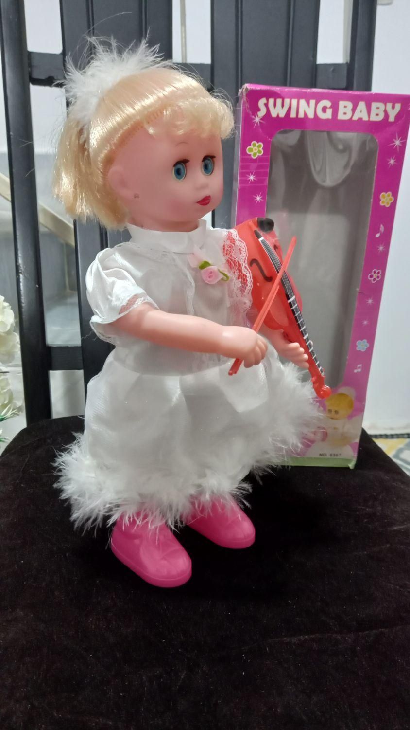 عروسک موزیکال دختر ویولن زن|اسباب‌‌بازی|آستانه اشرفیه, |دیوار