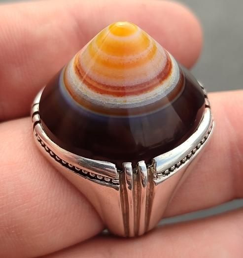 انگشتر نقره سنگ سه پوست|بدلیجات|تهران, نیروی هوایی (پیروزی)|دیوار