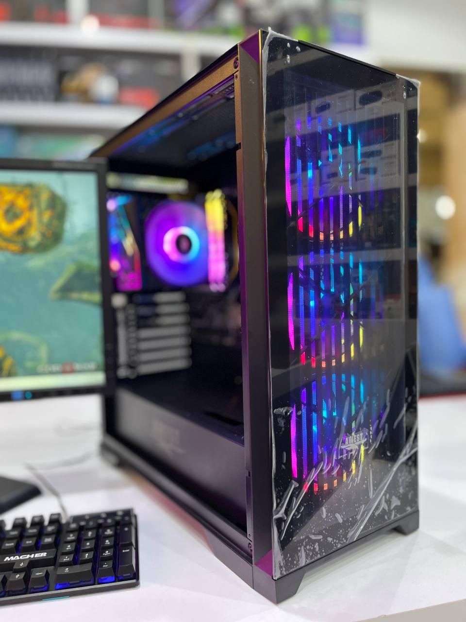 کامپیوتر گیمینگ قدرتمند - Full RGB|رایانه رومیزی|گرگان, |دیوار