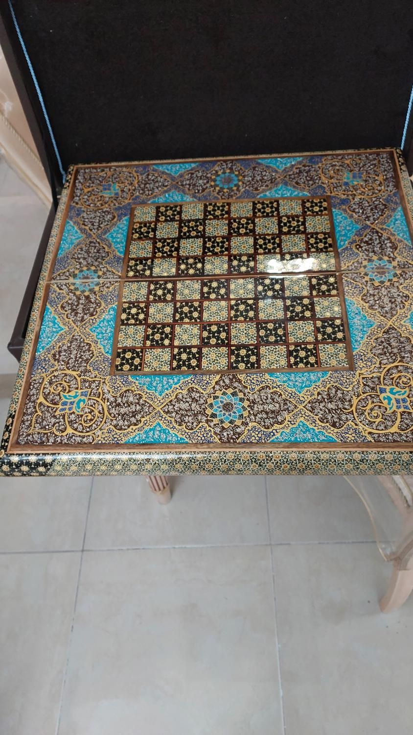 فروش یکعدد تخته نرد/شطرنج صنایع دستی(معرق/خاتم)|کلکسیون و سرگرمی|کرج, برغان|دیوار