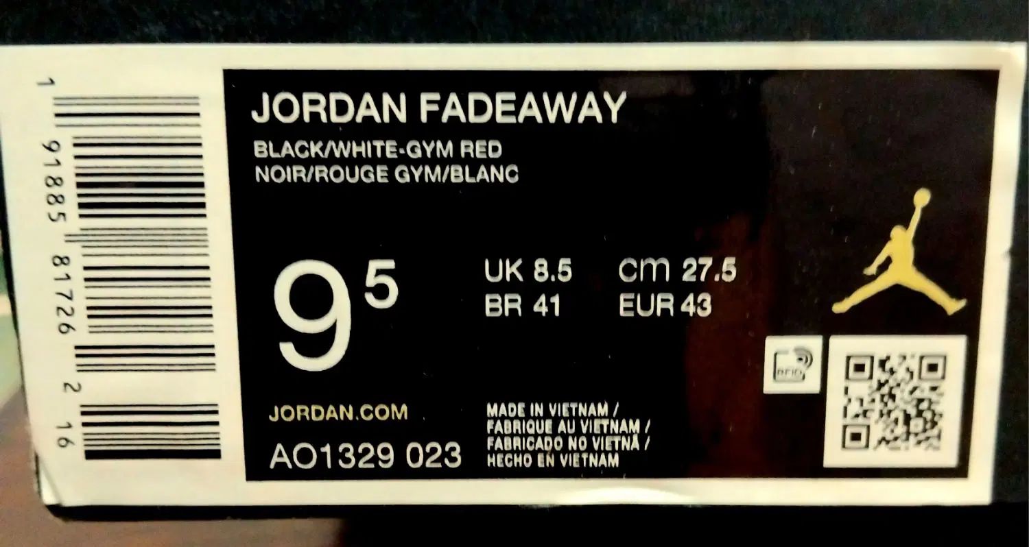 نایکی جوردن 23 Nike JordanFadeaway|کیف، کفش، کمربند|تهران, میدان ولیعصر|دیوار