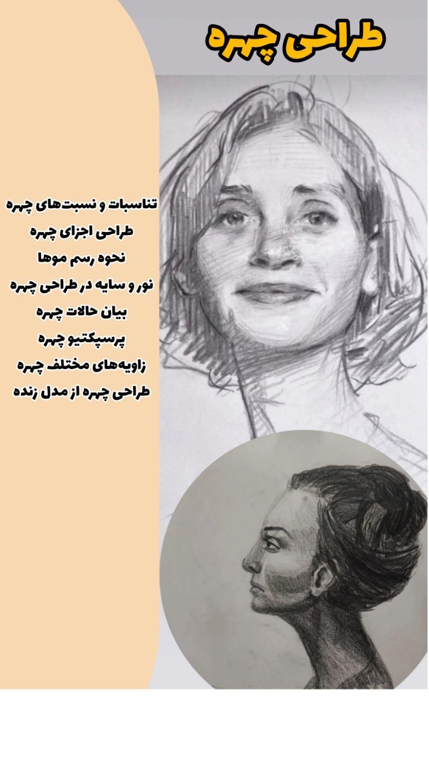 آموزش طراحی و نقاشی(مدل زنده)|خدمات آموزشی|اصفهان, باغ کاران|دیوار
