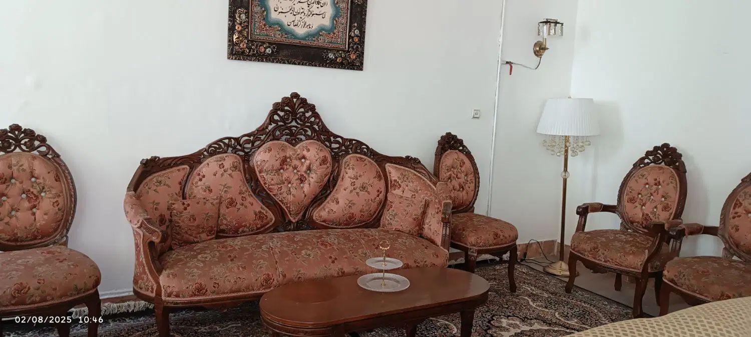 مبلمان سلطنتی با چوب گردو|مبلمان خانگی و میز عسلی|تهران, هفت حوض|دیوار