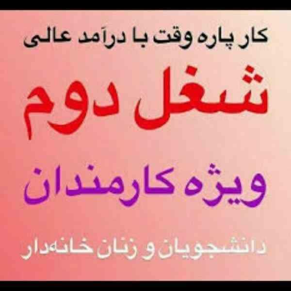 کار در منزل کارمند، خانم خانه دار و دانشجو|استخدام رایانه و فناوری اطلاعات|تهران, سهروردی|دیوار