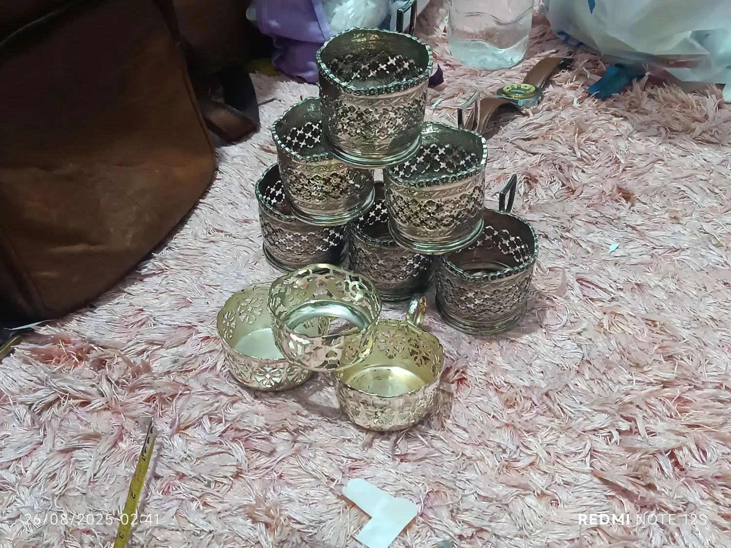 زیرتیوانی نقره قلمکاری شده دمت‌دار کلکسیونی|کلکسیون اشیاء عتیقه|تهران, سلسبیل شمالی|دیوار