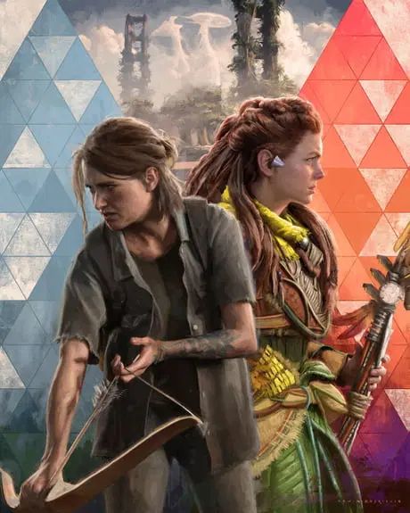 last of us 2  horizon forbidden west|کنسول، بازی ویدئویی و آنلاین|تهران, فلاح|دیوار