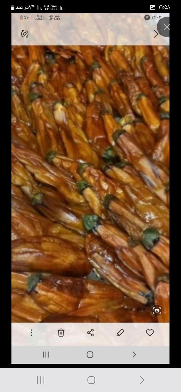 بادمجان سرخ شده  ومیرزاقاسمی  پیاز سرخ شده|خوردنی و آشامیدنی|تهران, افسریه شمالی|دیوار
