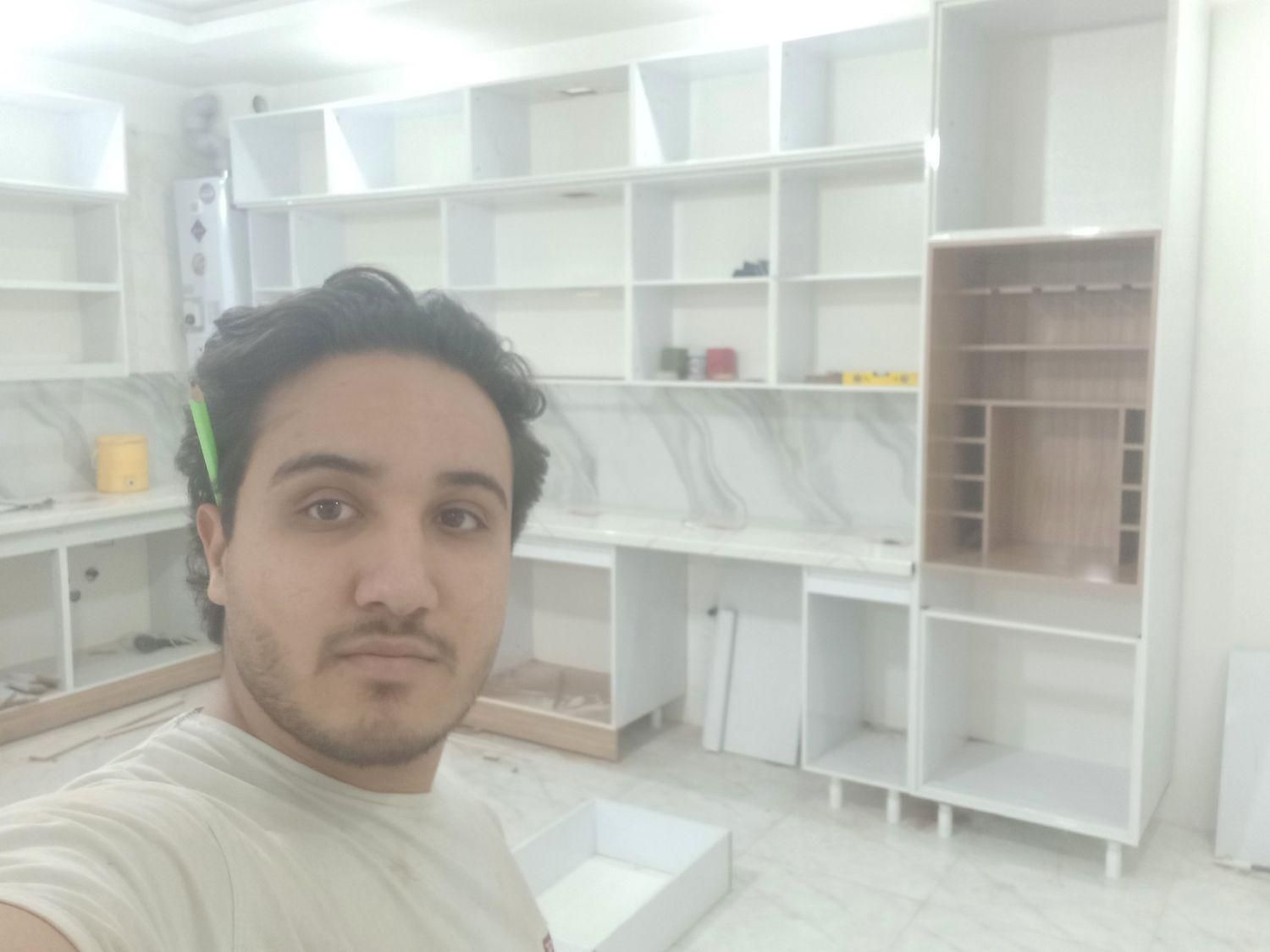 mdfو چوب کابینت کمد دیواری تیوی وال|خدمات پیشه و مهارت|مشهد, وکیل‌آباد|دیوار