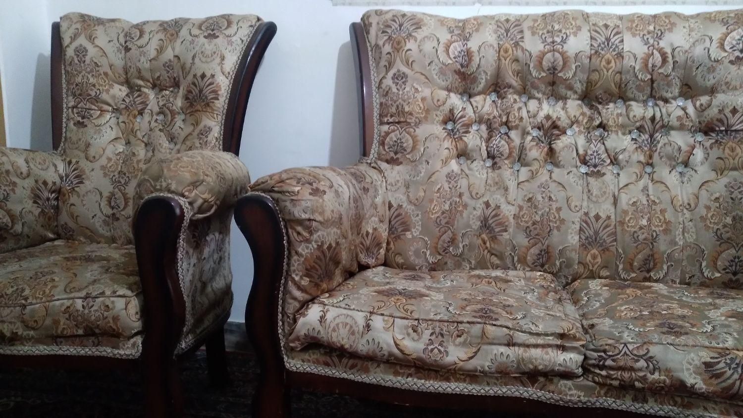 مبل هفت نفره کارکرده|مبلمان خانگی و میز عسلی|شاهرود, |دیوار