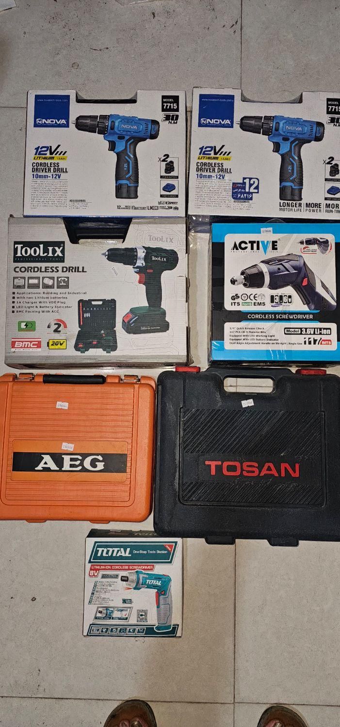 فروش انواع پیچ بند و دریل شارژی|ابزارآلات|کرج, ساسانی (قلمستان)|دیوار