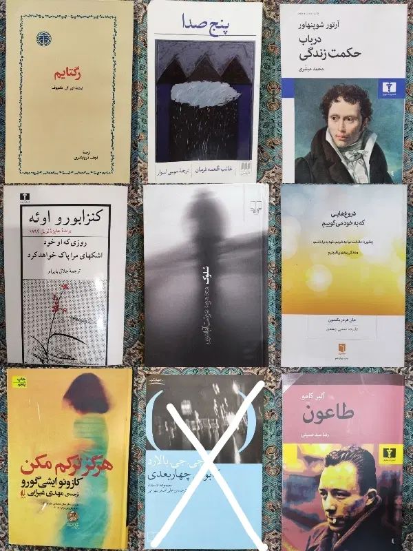 تعدادی کتاب های رمان و فلسفه|کتاب و مجله ادبی|تهران, شهرک شریعتی|دیوار