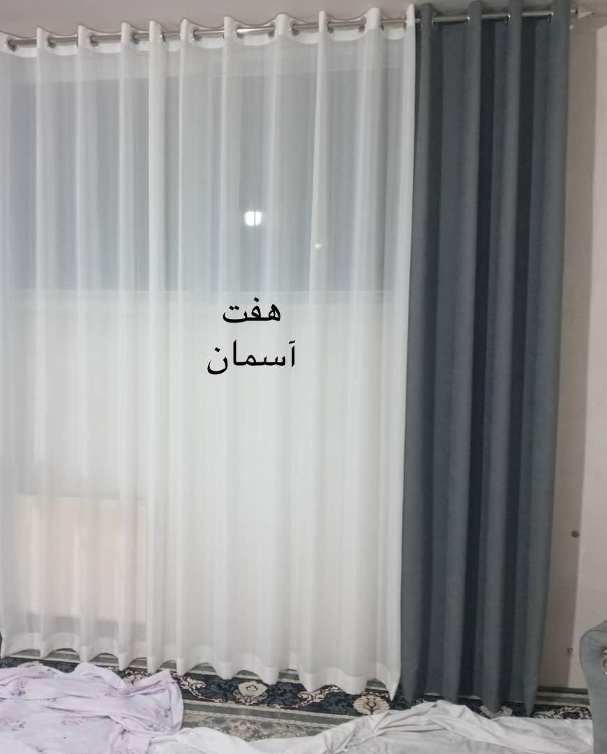 پرده حریر ساده و مخمل طبق عکس فقط ۱،۷۰۰پهنا ۳متر|پرده، رانر، رومیزی|اصفهان, مولوی|دیوار