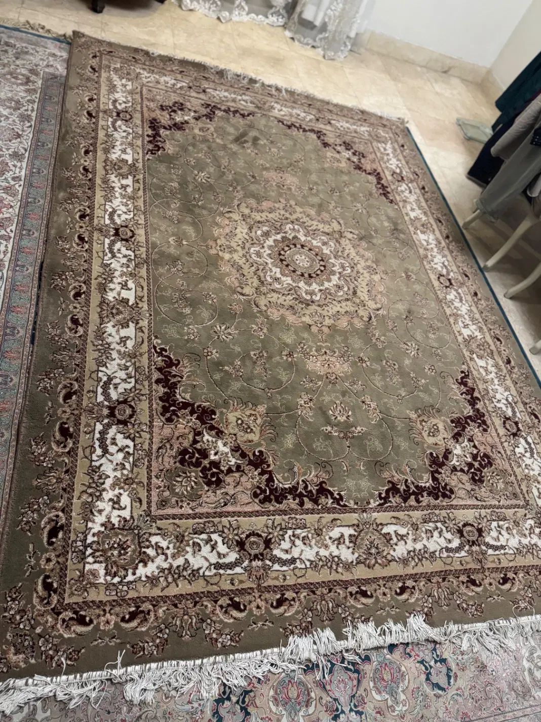 یک جفت فرش ۶ متری/ سالم بدون پارگی سوختگی زدگی|فرش|اردبیل, |دیوار