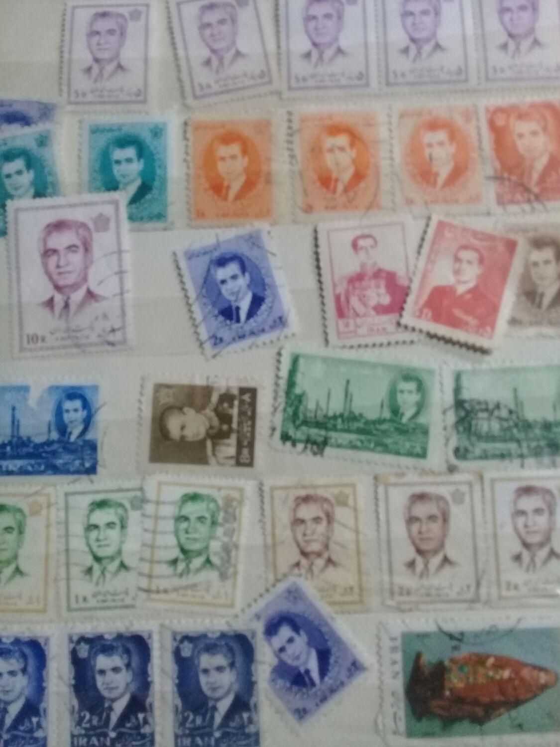 تمبر قدیمی ۹۰%سالم با انواع گوناگون|کلکسیون سکه، تمبر، اسکناس|تهران, ایرانشهر|دیوار