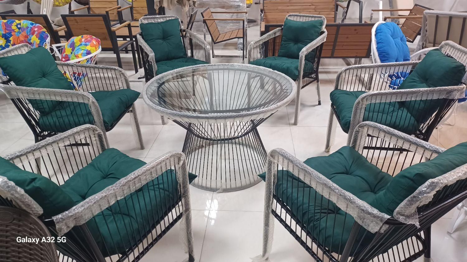 مبلمان فلزی ویلایی باغ روفگاردن بامبو مدل bamboo77|صندلی و نیمکت|چهارباغ, |دیوار