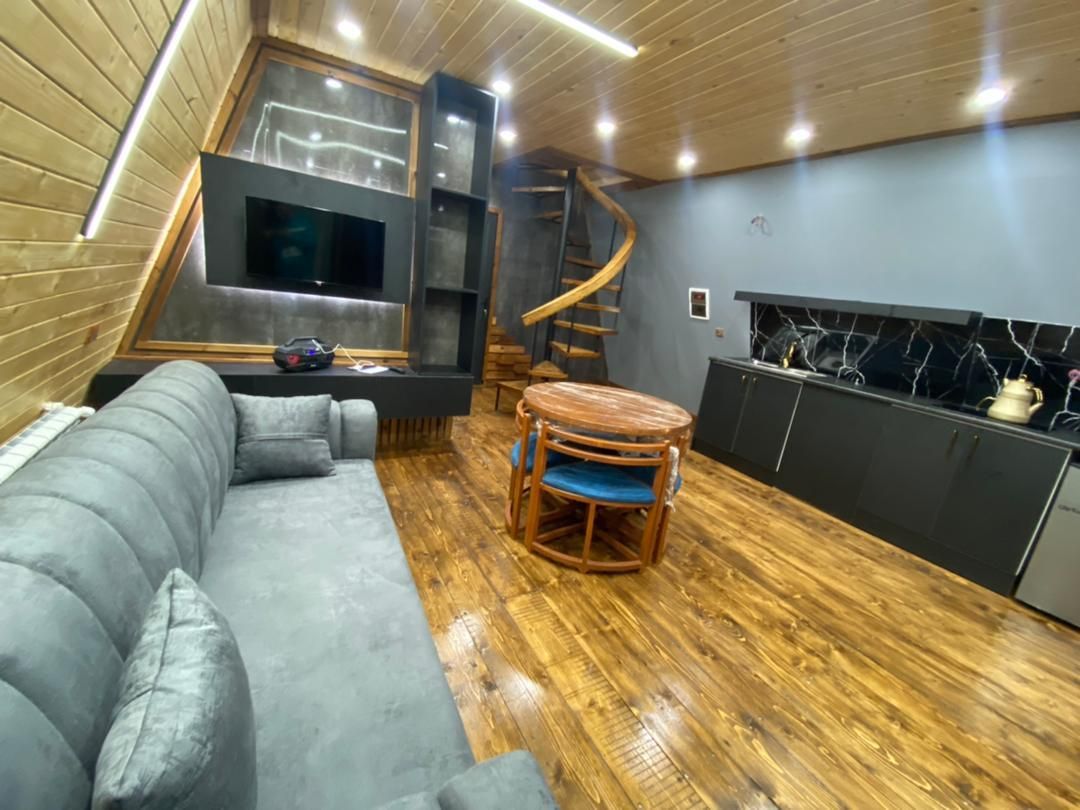 کلبه سوئیسی رویایی روبه دریا جکوزی دار|اجارهٔ کوتاهمدت ویلا و باغ|بندر انزلی, اطبا|دیوار